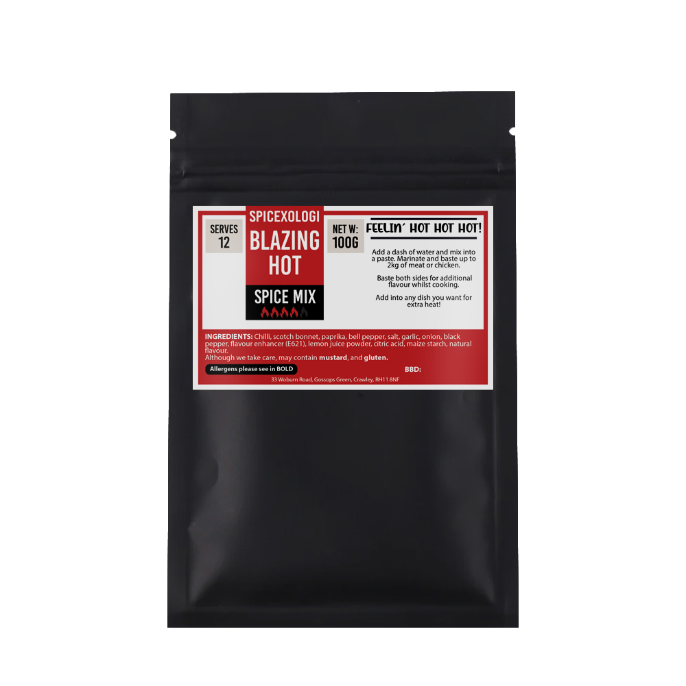 Blazing Hot Spice Rub - 100g