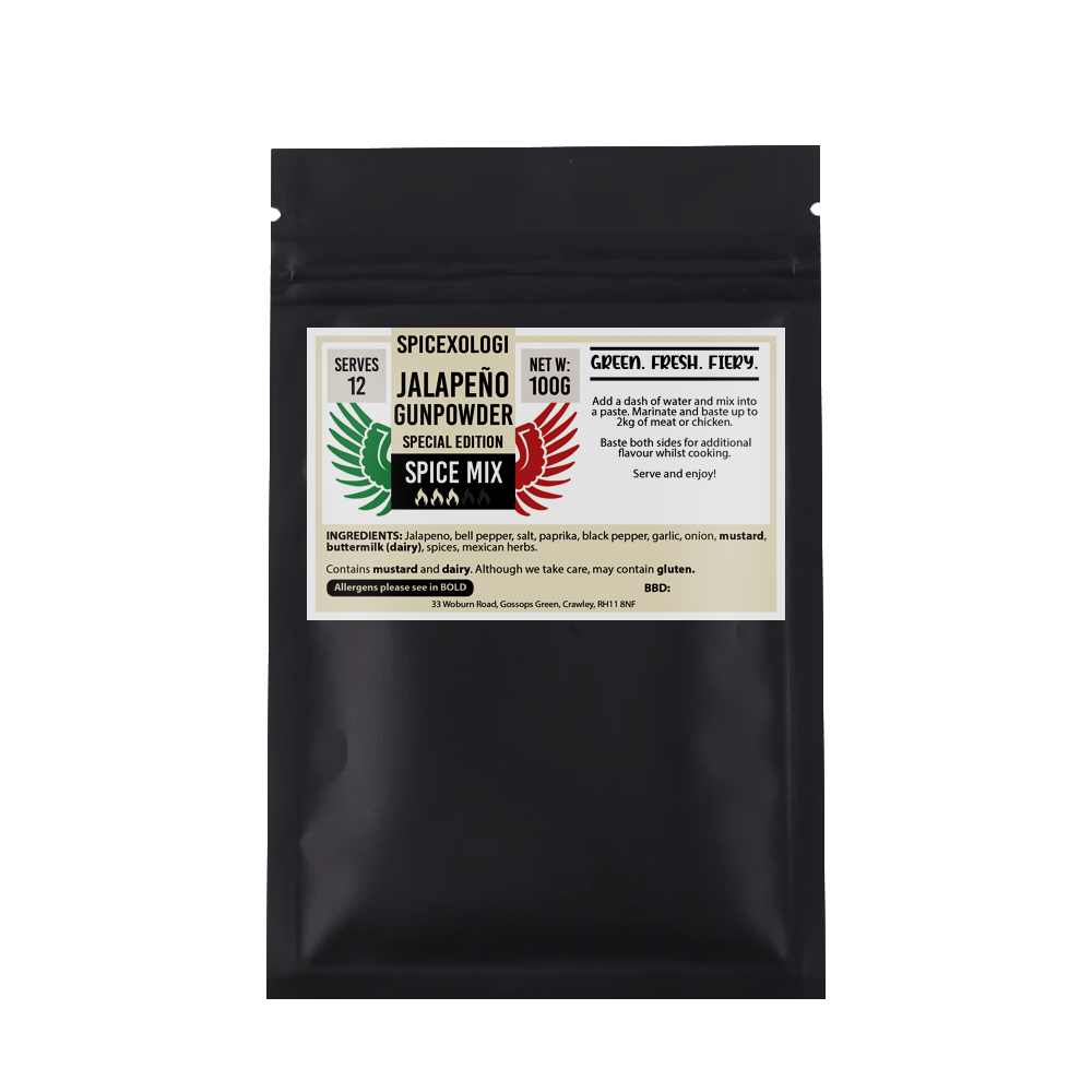 Jalapeño Gunpowder Spice Rub - 100g